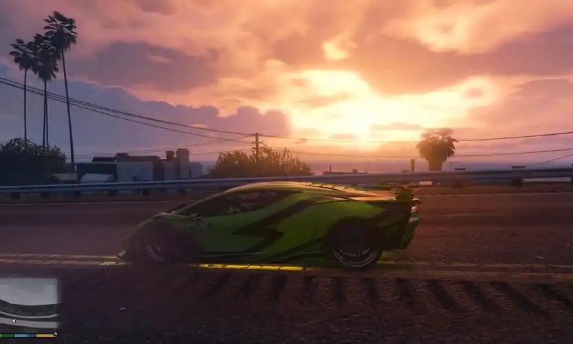 当我把gta5开车视频制作成动态壁纸