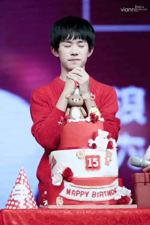 易烊千玺 浪漫玫瑰园生日会.