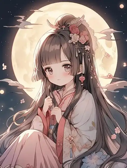 古风头像||月亮边,美少女95.#古风头像 #治愈系 #仙气 - 抖音