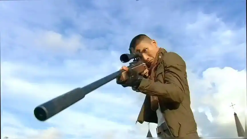 霸气,抗日帅哥八路神枪狙击手,1人端掉整个日军部队