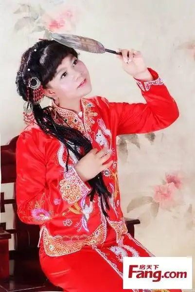 我们的反串婚纱照(婚纱长裙 龙凤褂裙,红盖头)