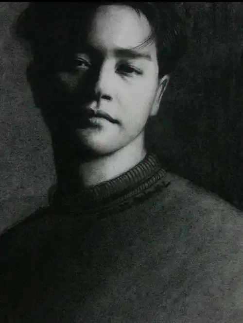 一首张国荣的歌很火,一张张国荣的素描画会怎样