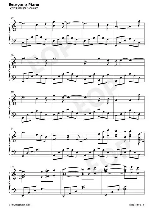 当你老了-莫文蔚五线谱预览3