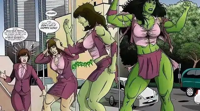 女浩克不仅能爆衣还比表哥男浩克更强力