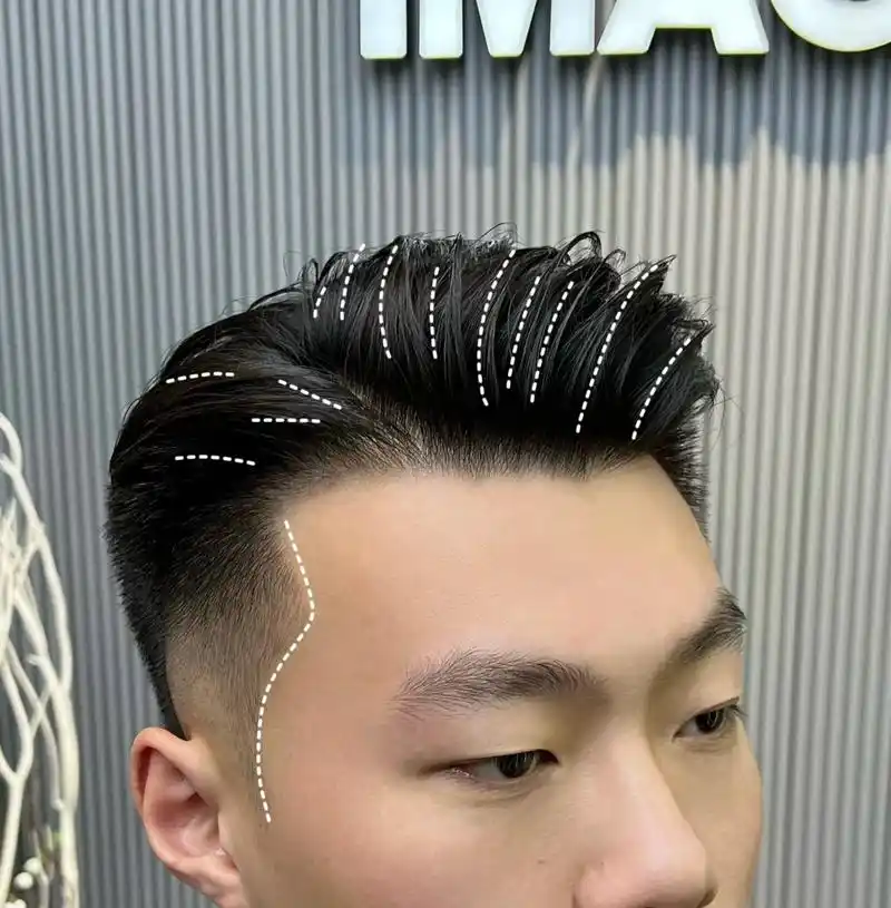 男士发型 港风侧背 男士发型 港风侧背