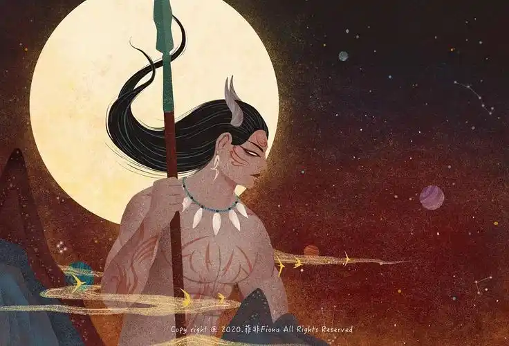 一组中国神话|插画|商业插画|菲非fiona - 原创作品 - 站酷 (zcool)