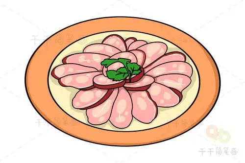 一看就会画的美食简笔画简单的美食更充满诱惑力吃货宝宝的福利