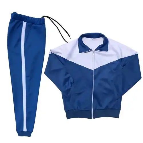 校服套装高中生初中中学生学生运动蓝白毕业班学院夏季学生校服