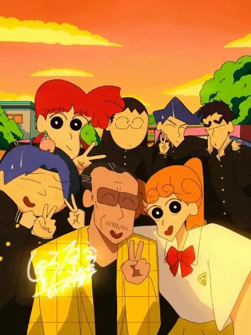 春日部防卫队五个小朋友长大后#蜡笔小新