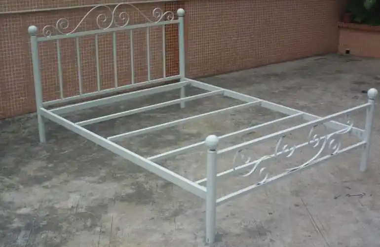 【简约而不简单精美折叠结实的铁艺床】价格,厂家,图片,,东莞市茶山三