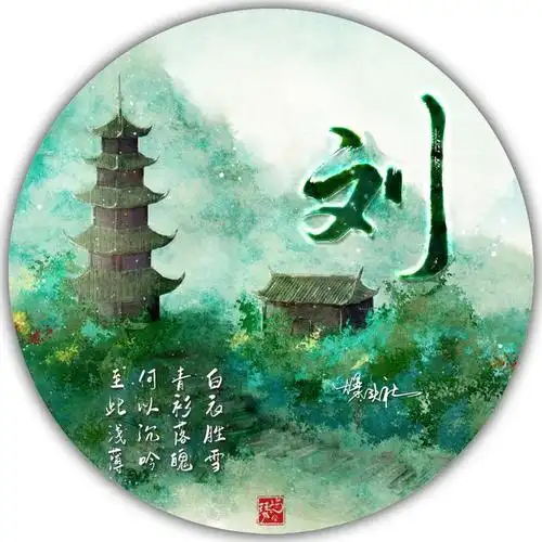 古风姓氏头像51张