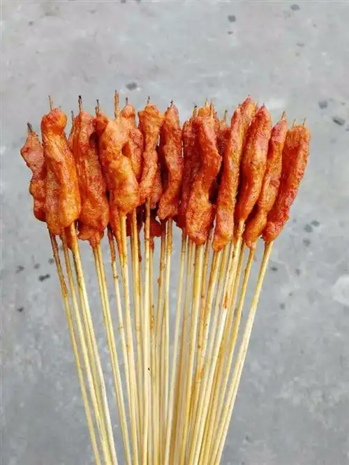 网红铁板鸡肉串10元30串南昌盼多多把把小鲜肉专业厂家批发(30串/把)_