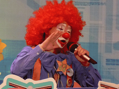小丑gif假发gif唱歌gif表演gif