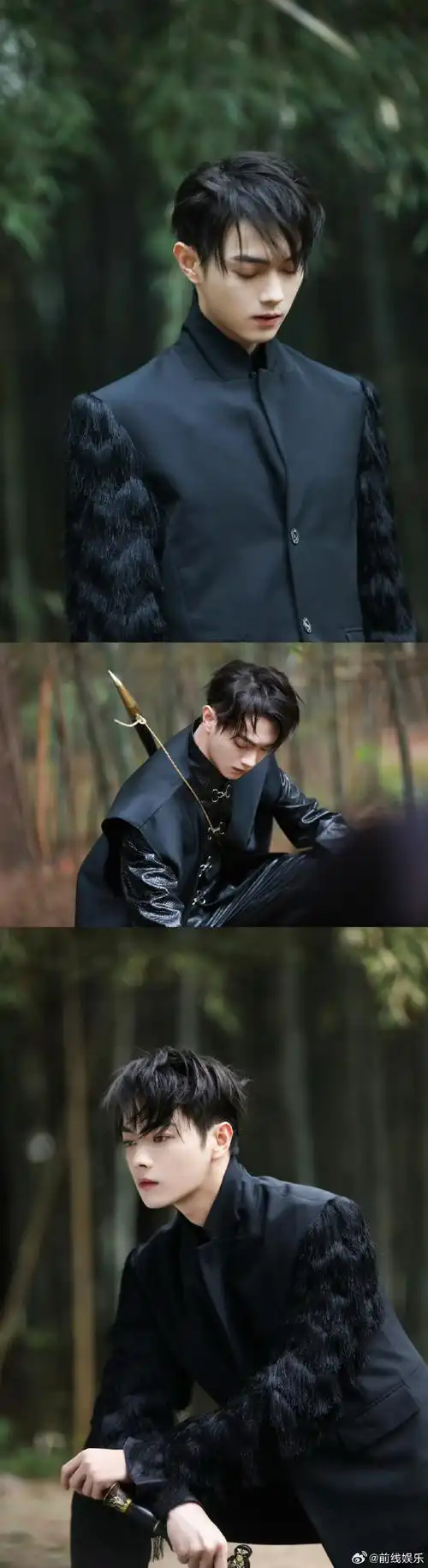 黑色就是许凯的保护色嘛!太帅啦
