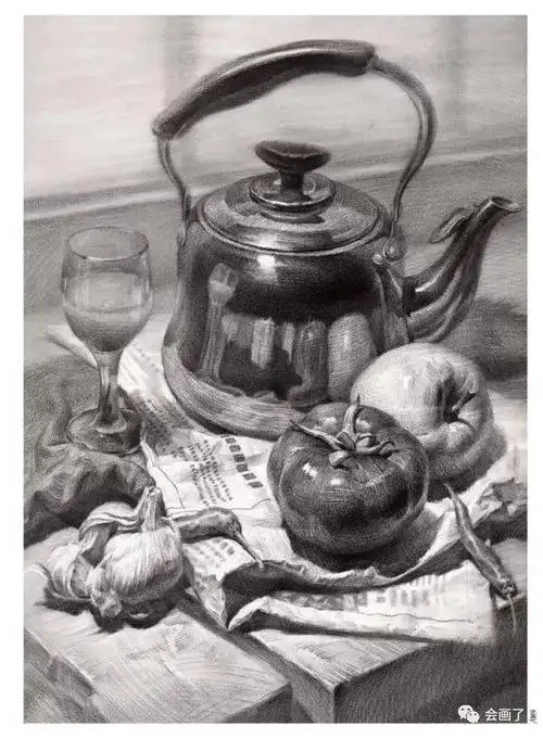 最优秀的素描静物书《临摹宝Ⅲ·素描静物》,一页都不能错过!