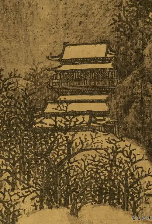(宋)范宽《雪景寒林图》天津博物馆藏