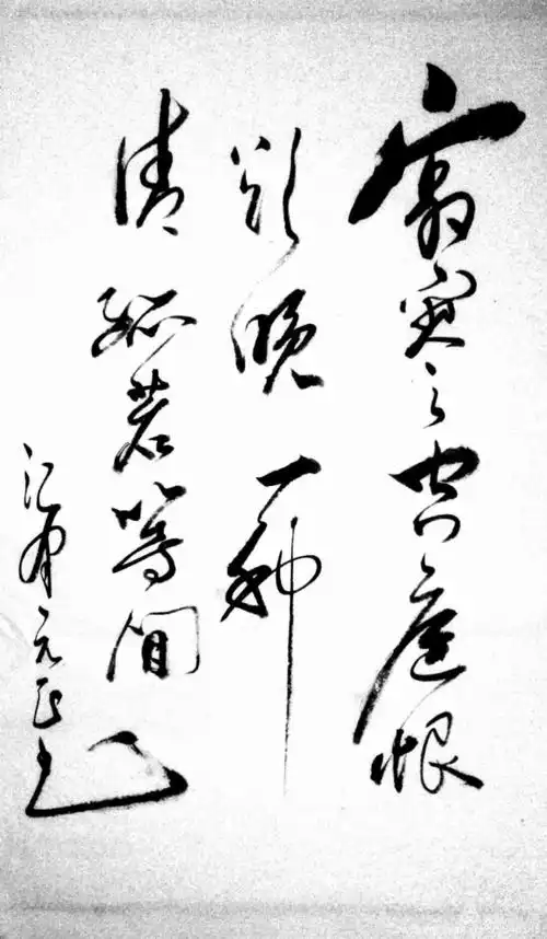 烟雨江南的文字,书法