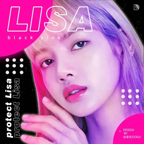 多古365天海报设计之lisa应援海报九宫格附教程链接