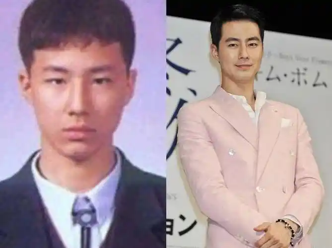 身高腿长是韩剧男神的高手锏之一,现在的长腿哥哥赵寅成,小时候长得并