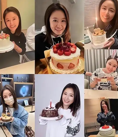 47岁林心如晒生日照,与霍建华甜蜜自拍,舒淇和林熙蕾参加