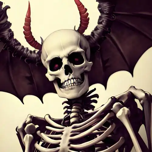 恶魔头像 骷髅图片帅气