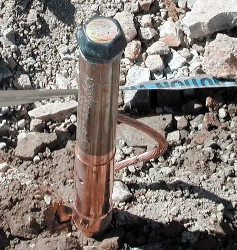 铜包钢接地棒/青岛金坤防雷技术/纳米碳防腐接地体(图)