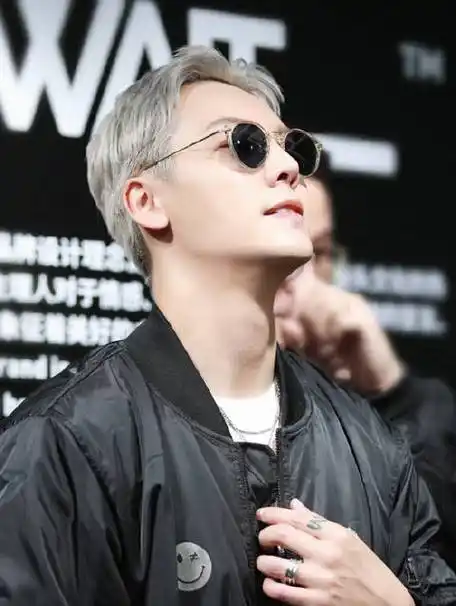 陈伟霆奶奶灰发色