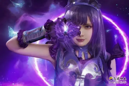 国内coser逸仔新作cos巴啦啦小魔仙严莉莉乌呼拉呼黑魔变身