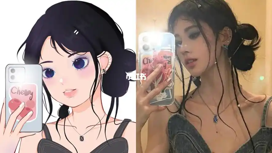 鞠婧祎卡通头像