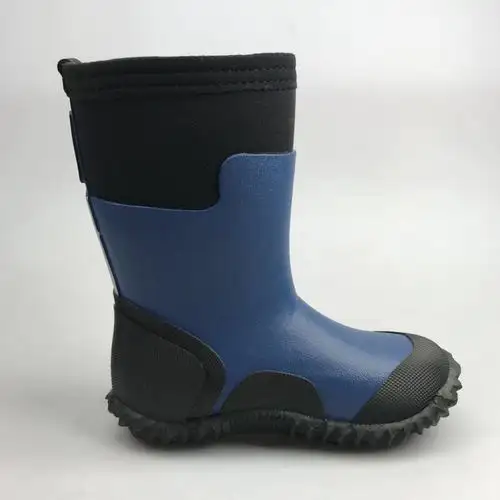 新设计的儿童橡胶氯丁橡胶防水靴