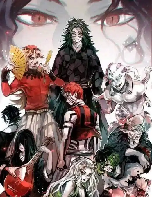 鬼灭之刃上弦鬼月的两个人气拖油瓶让人怎么都喜欢不起来