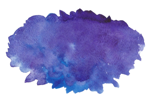 紫色和蓝色渐变水墨图片