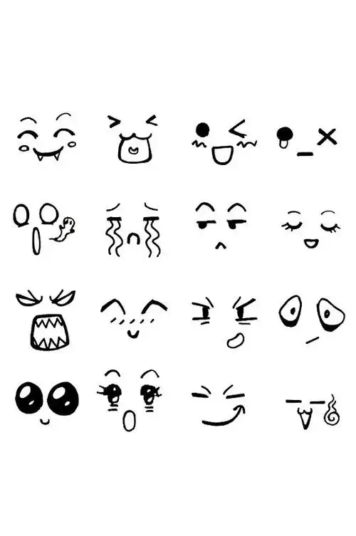 表情素材表情绘画