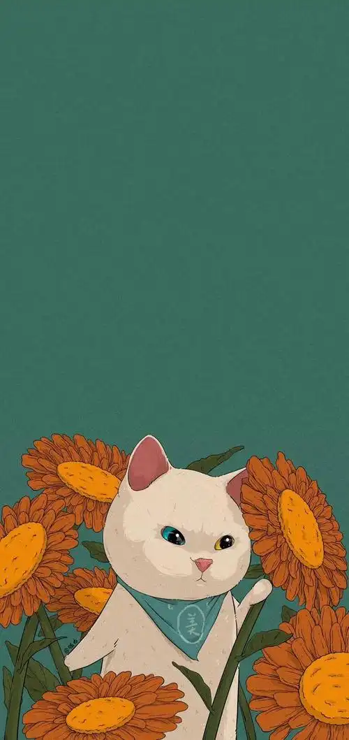 搞怪猫咪壁纸来咯