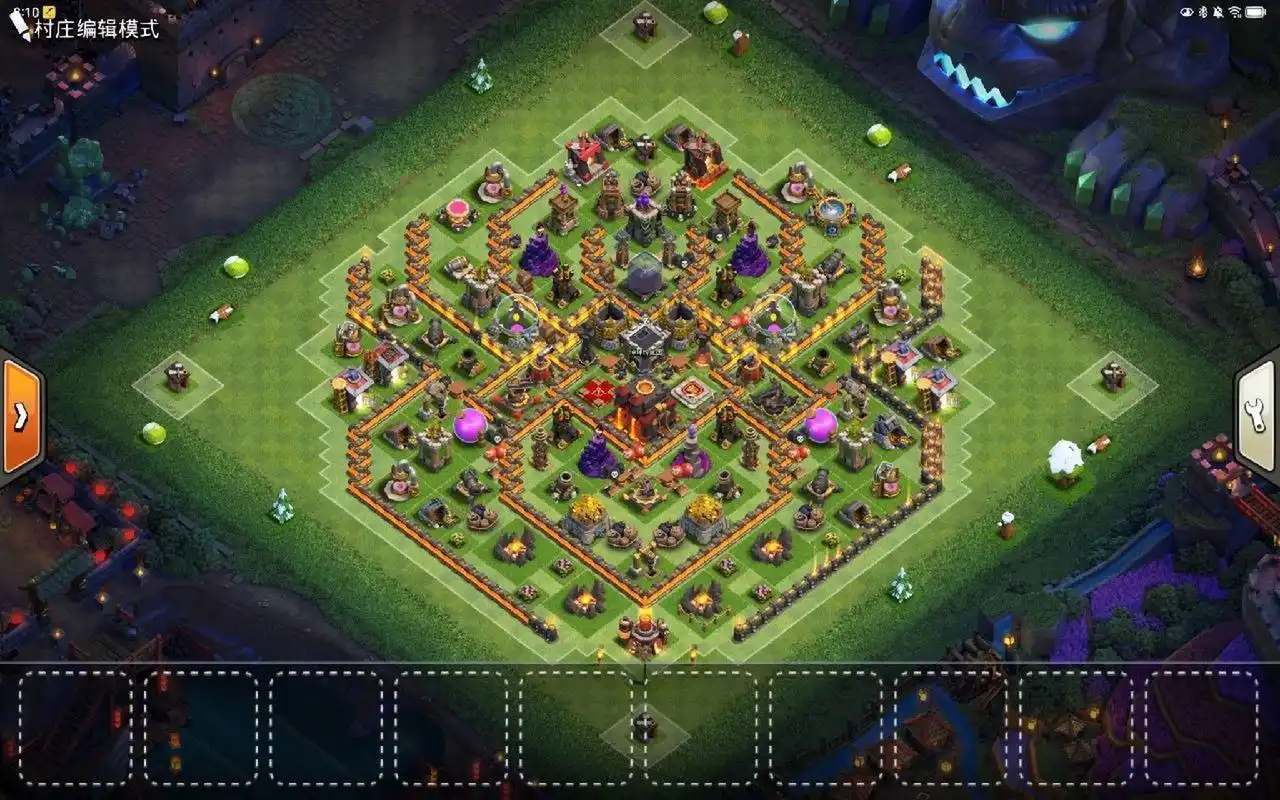 部落冲突十本阵型 嘿嘿还不成熟的十本 这么美又强的阵型确定不看看咩