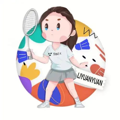 羽毛球卡通人物帮我选选哪张可爱
