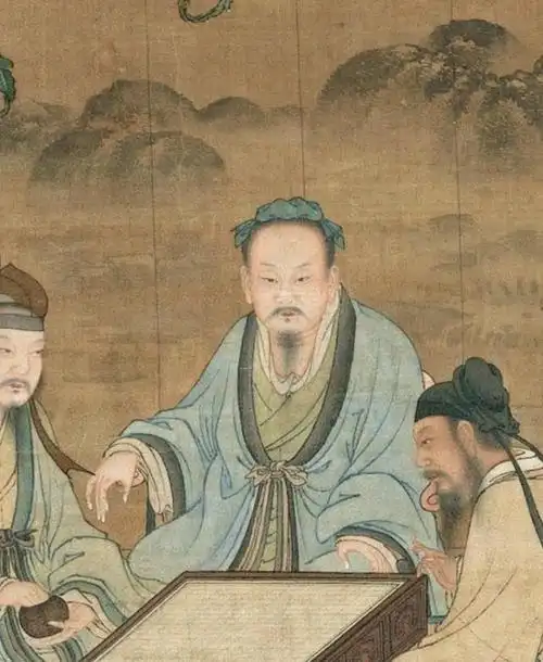 宋代人物画《十八学士图》