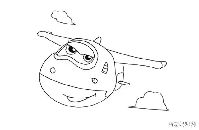 正在送包裹的乐迪简笔画