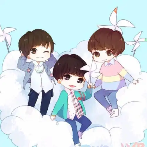 四叶草头像tfboys带字