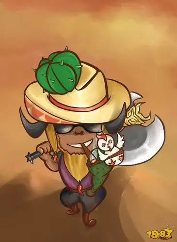 q版壁纸西部大镖客牛魔