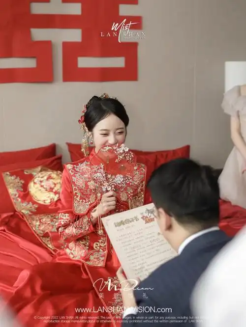 知否小沈氏王艺洁的接亲婚礼现场好甜