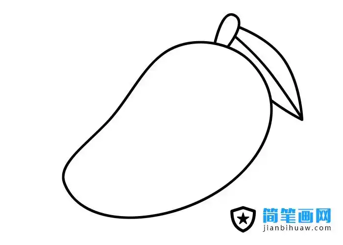 芒果简笔画图片