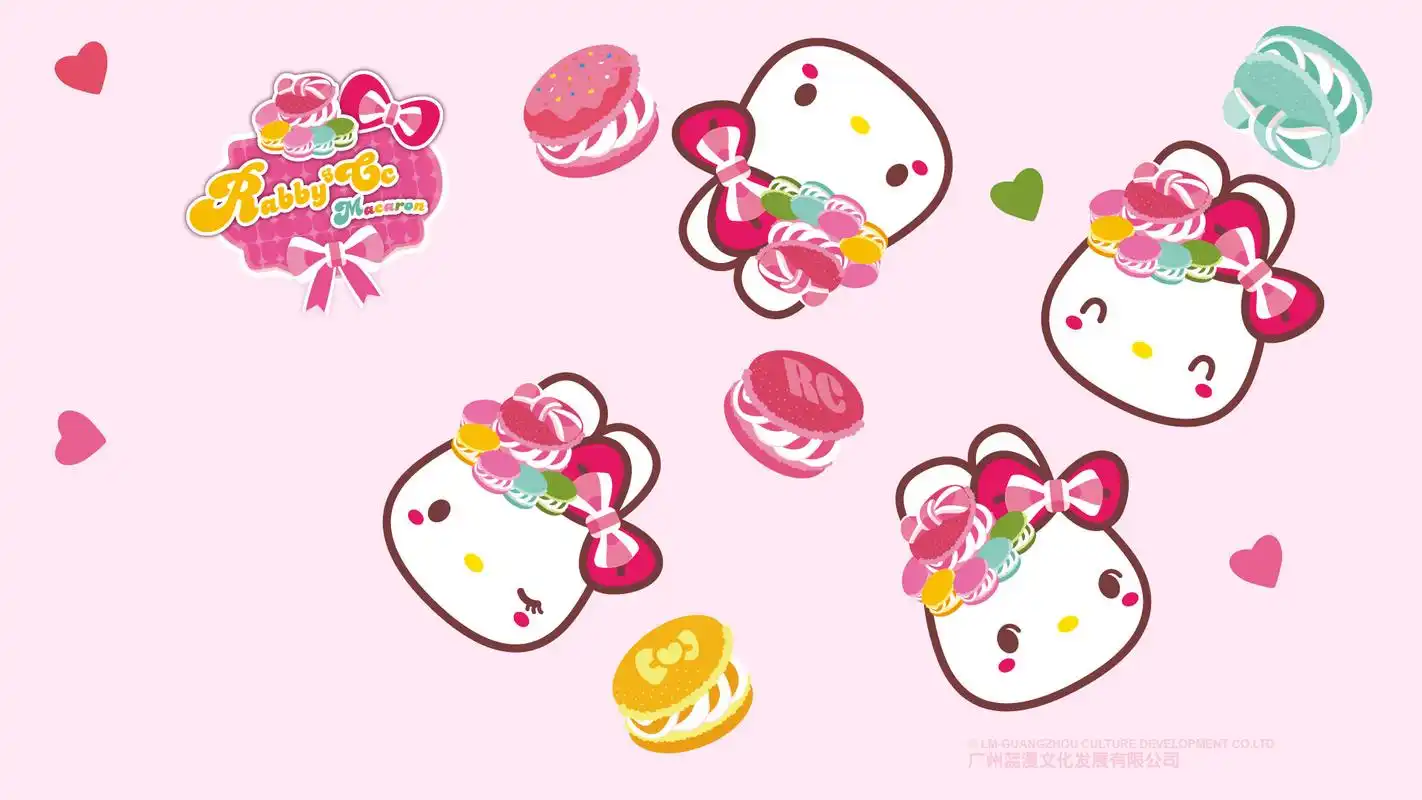 rabbycc卡罗马卡龙可爱卡通图片壁纸,充满少女心的可爱马卡龙卡通图片