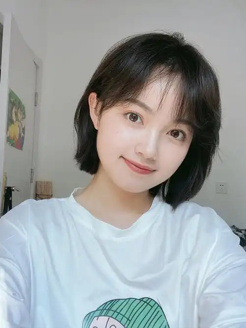 不吹不烫不染的哪种短发好看? - 石塘网