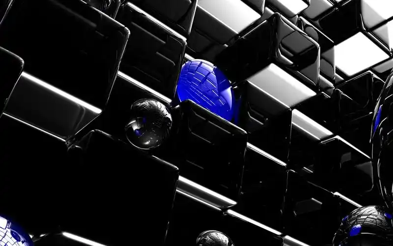 黑色炫酷3d桌面壁纸