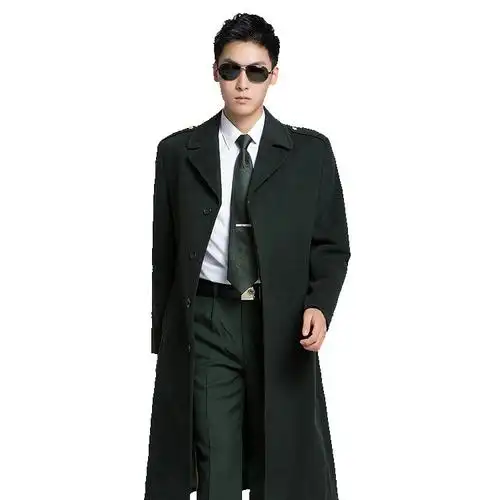 羊绒尼子大衣军绿军迷尼子风衣07校尉常服大衣现货直销配发陆风衣