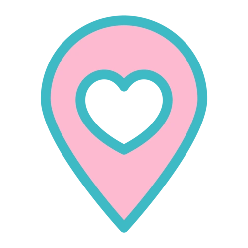 清新婚礼相关图标爱心地址