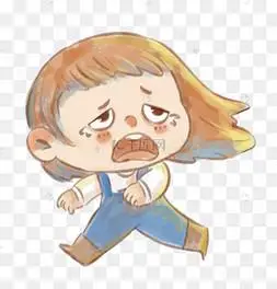 被吓哭的女孩