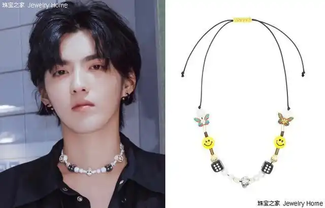 从之前我们说过的珍珠项链,到后来lv秀场上的小雏菊耳环,吴亦凡最近总