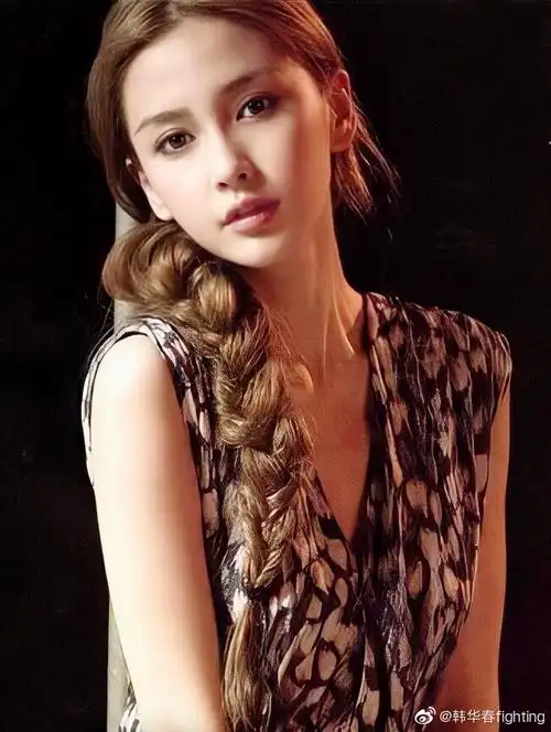模特时期的angelababy太美了简直就是颜值的巅峰期